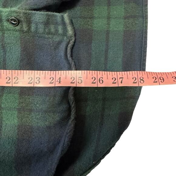 Madewell Oversized Boyshirt Dark Plaid Flannel Button Down Shirt - Picture 8 of 8